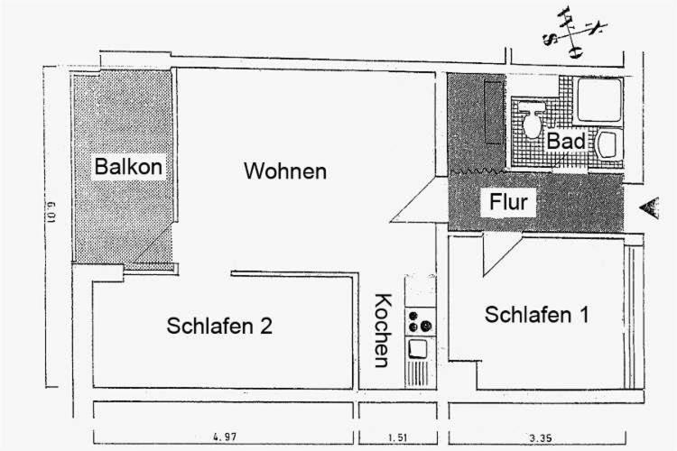 Haus Uthlande Uthlande Whg 47 Meeresrauschen Wyk auf Föhr Eksteriør billede